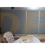Blackout Gri Plise Perde Cam Balkon Pimapen Perdesi